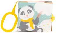 Carte de plus pentru bebelusi Amek Toys - Panda, 12 x 10 cm