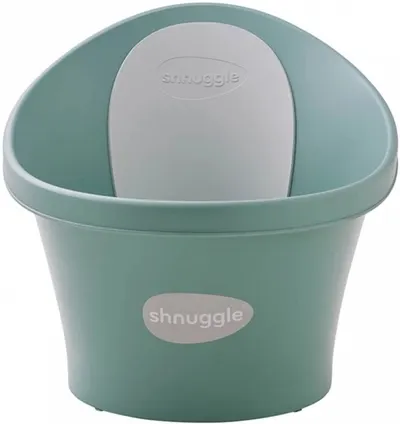 Cadă pentru bebeluși Shnuggle - 35 cm, eucalipt