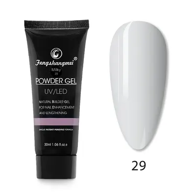 Polygel FSM 30gr 29 Alb Laptos pentru Constructia Unghiilor