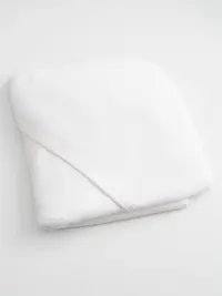 Paturica cu gluga din bumbac organic 90x90 cm