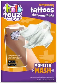 Tatuaje temporare HoloToyz Augmented Reality - Monstri