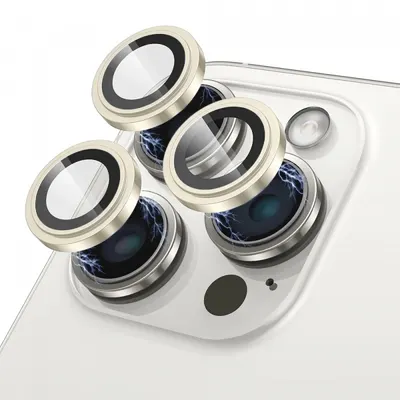 Folie de protectie Camera Spate Lito S+ pentru Apple iPhone 17 Air, Sticla Securizata, Galbena