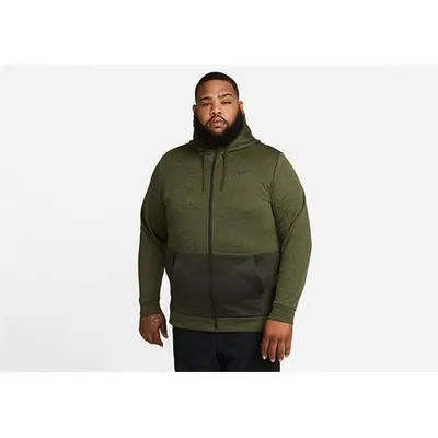 Hanorac universal cu6231356 cu fermoar și glugă verde bărbătesc