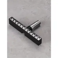 Sistem iluminat pe sina IMAGINE Nisipiu Negru Aluminiu DALI 12W 48V 300mA 901lm Osram CRI>90 UGR<6 Beam Angle 24° 3000K IP20 Rotating & Adjustable & Dimabil Driver Included