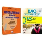 Pachet Bacalaureat 2026. Limba si literatura romana si Matematica