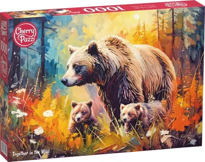 Puzzle Cherry Pazzi din 1000 piese - Împreună în sălbăticie