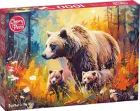 Puzzle Cherry Pazzi din 1000 piese - Împreună în sălbăticie