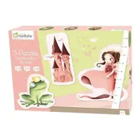 Puzzle XL set 3 piese tematica poveste printese Mandarine 42437MD