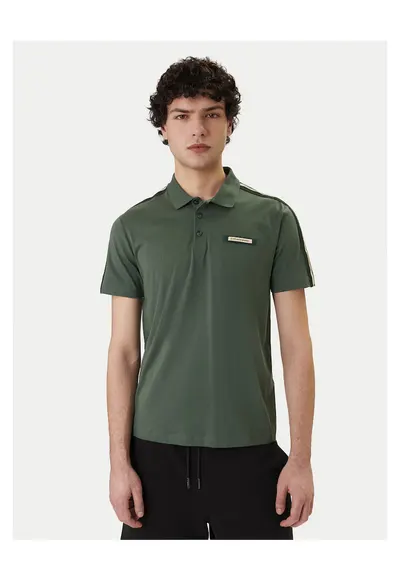Tricou barbati - bumbac - verde inchis