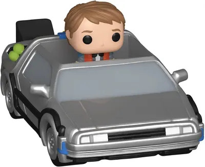 Figurina - Funko Pop! Bitty Rides - Back To The Future - Marty McFly And Time Machine