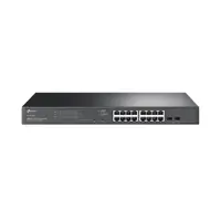 Switch rackabil cu 18 porturi TP-Link JetStream TL-SG2218P, 36 Gbps, 26.78 Mpps, Omada, PoE, cu management