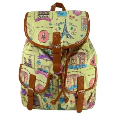Rucsac urban Paris Pastel Jaune - LaRue