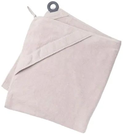 Prosop pentru bebeluși cu accesoriu de dentiție Doomoo - Dry'n Play, 90 x 100 cm, Almond