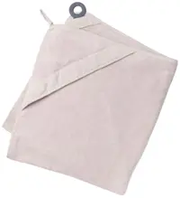 Prosop pentru bebeluși cu accesoriu de dentiție Doomoo - Dry'n Play, 90 x 100 cm, Almond