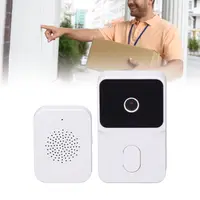 Sonerie Video Smart 4K WiFi, Night Vision, Audio Bidirectional, Alb