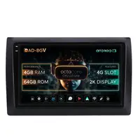 Navigatie 2K Fiat Stilo Android OS, V-Octacore 4GB RAM + 64GB ROM, 9.5 Inch - AD-BGV90042K+AD-BGRKIT356V2