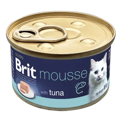 Brit Premium by Nature Cat Mousse with Tuna 85 g