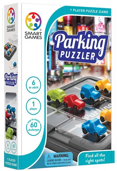 Joc de logică Smart Games Compact - Parcare puzzle