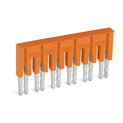 Jumper; insulated; 6-way; Nominal current 30 A; orange