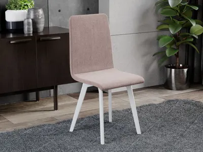 Scaun Rosa Crem- Rino 6 - Tip Scoica Tapitat