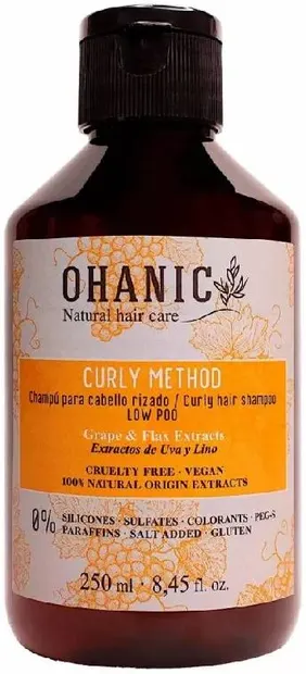Ohanic Curly Method Șampon reparator pentru păr creț, 250 ml