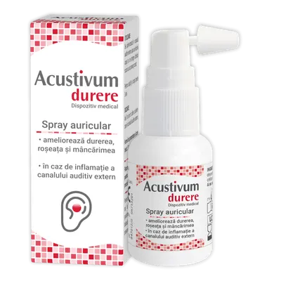 Spray auricular Acustivum, 20ml, Zdrovit