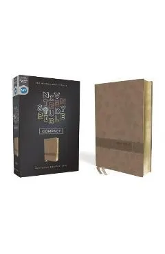 Niv, Teen Study Bible, Compact, Leathersoft, Brown, Comfort Print