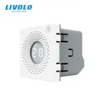 Modul senzor de temperatura si umiditate, control din aplicatie, ZigBee Alb
