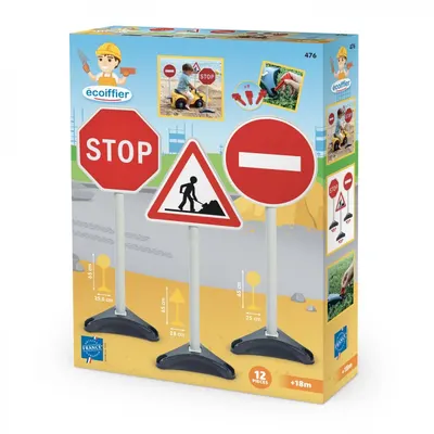 Set 3 semne de circulatie Ecoiffier