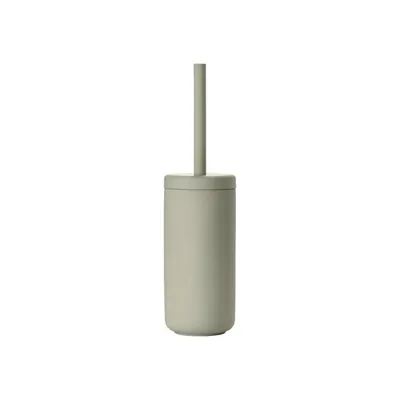 Perie din ceramică pentru toaletă Zone Eucalyptus, gri verde