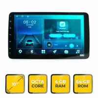 Navigatie Audiosystem universala 10", 4GB Ram, 64GB,1 DIN, 8 core, Android 10.0, 4G Sim
