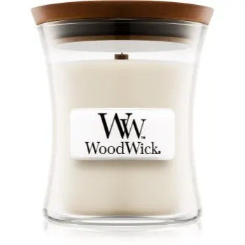 Woodwick Island Coconut lumânare parfumată cu fitil din lemn