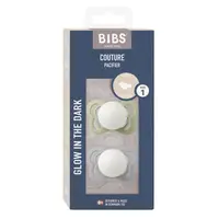 Set 2 suzete Bibs fosforencente Couture Glow Silicon tetina anatomica 0 luni + SageCloud