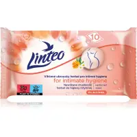Linteo Personal hygiene Șervețele umede pentru igiena intima Mini herbal 10 buc