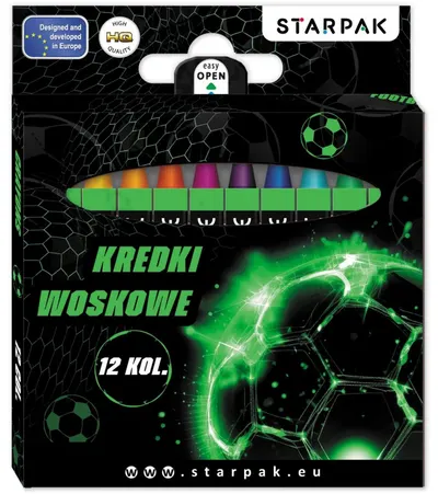 Vopsele cerate Starpak Football - 12 culori