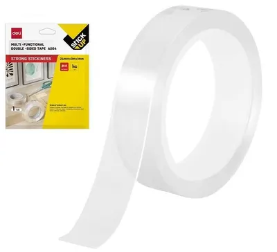 Bandă dublu adezivă nano pentru montaj Deli Stick Up - EA504, 24 mm х 3 m
