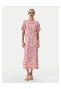 Rochie de vara dama - roz - colorat