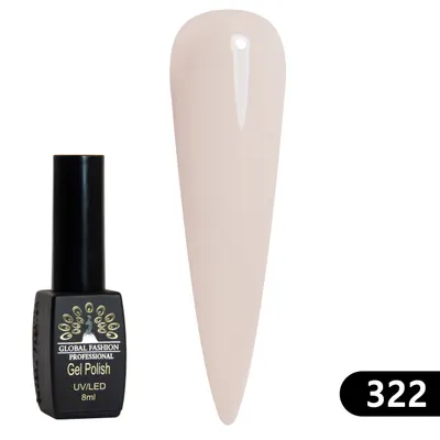 Oja semipermanenta Black Elite, Global Fashion 8 ml, 322 Engros