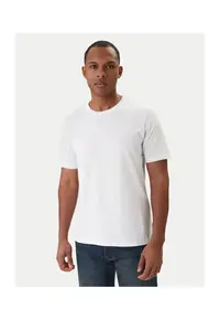 Tricou barbati Jack Jones - 12156101 - Bumbac organic - 3XL INTL - Alb