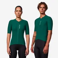 Tricou ciclism pe șosea foarte mulat RCR-R 2 Verde Adulți