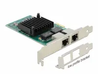 Placa PCI Express la 2 x Gigabit LAN Intel i350, Delock 88502