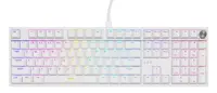 Tastatură mecanică Genesis - Thor 404, Outemu Peach Silent, RGB, alb