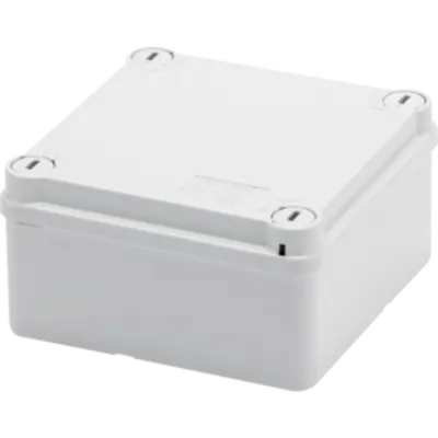 Doza aparenta - IP55 - dimensiuni interioare 100X100X50 - SMOOTH WALLS - GREY RAL 7035