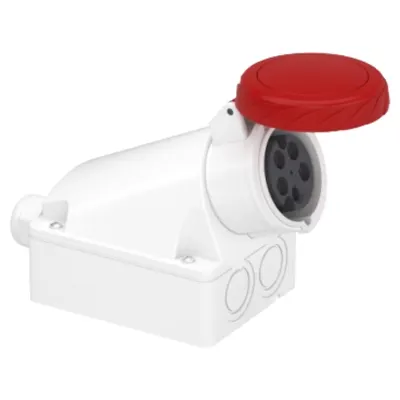 Priza Industriala Mureva, 16 A, 3P + N + E, 380, 415 V Ac, Ip67