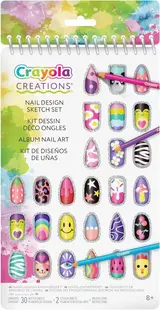 Set creativ pentru manichiură Crayola Creations – 30 foi