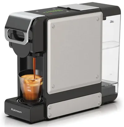 Aparat de cafea cu capsule Rohnson - R-98044, 19 bar, 1 l, gri