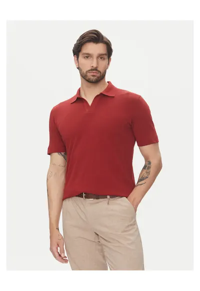 Tricou barbati rosu - bumbac