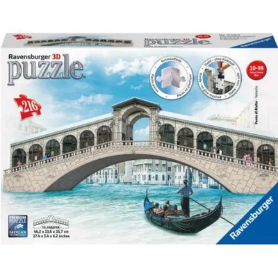 Puzzle 3d Podul Rialto, 216 Piese