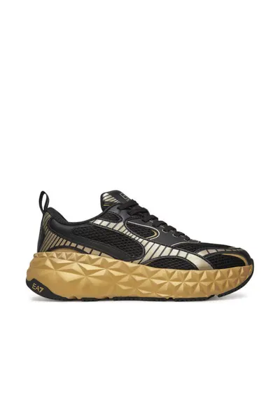 Pantofi sport barbati - X8X238 XK431 - Emporio Armani - Piele ecologica - Negru