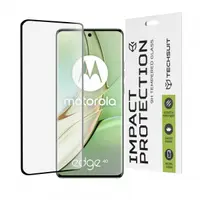 Folie de protectie Ecran Techsuit pentru Motorola Edge (2023) / Edge 40, Sticla Securizata, Full Glue, 111D, Neagra